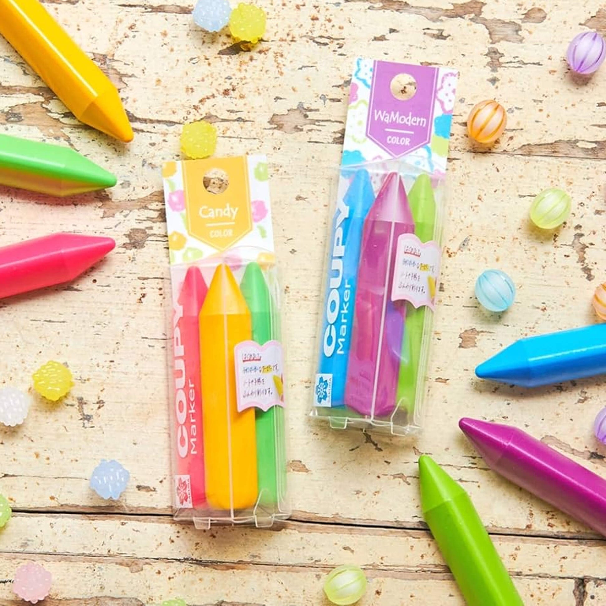 Sakura Coupy Marker 3 - Color Set - Candy - Colored Pencils