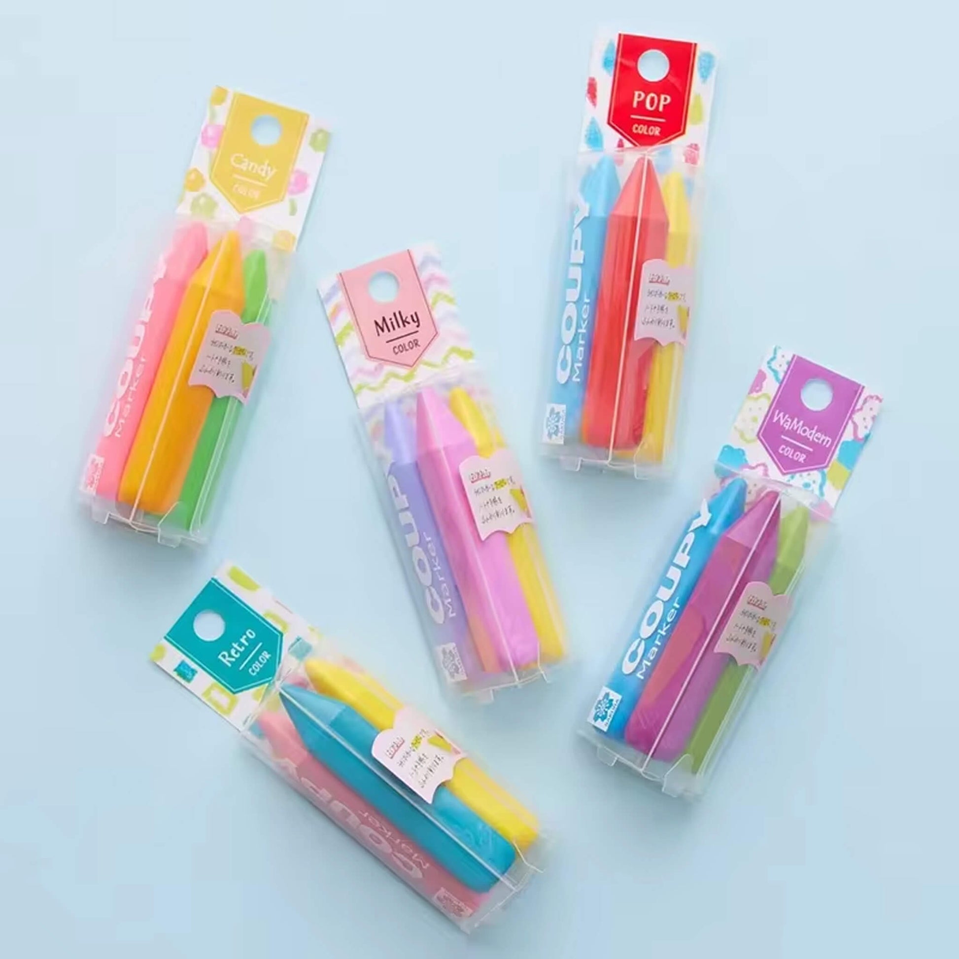 Sakura Coupy Marker 3 - Color Set - Candy - Colored Pencils