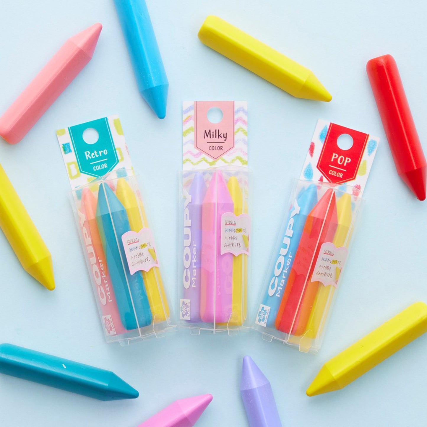 Sakura Coupy Marker 3 - Color Set - Pop - Colored Pencils