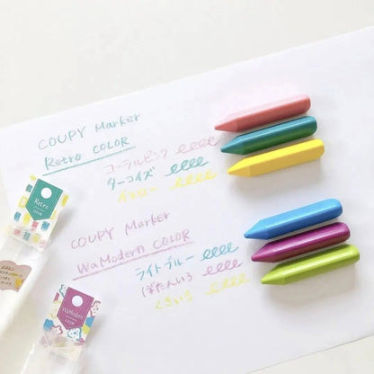 Sakura Coupy Marker 3 - Color Set - WaModern - Colored Pencils
