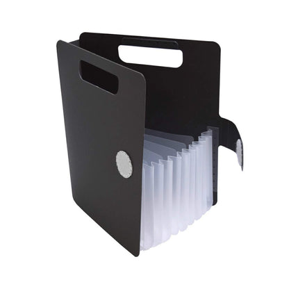 Sakura Komagoma Small Items Organizer File - Dark Gray - Accordion File Organizers