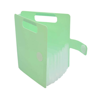 Sakura Komagoma Small Items Organizer File - Pastel Green - Accordion File Organizers