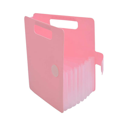 Sakura Komagoma Small Items Organizer File - Pastel Pink - Accordion File Organizers