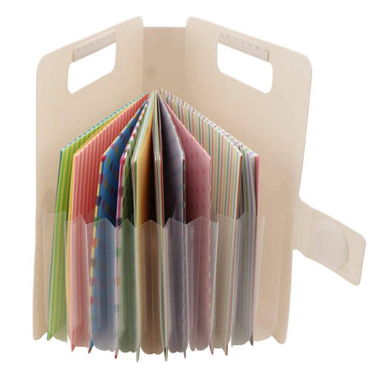 Sakura Komagoma Small Items Organizer File - White - Accordion File Organizers