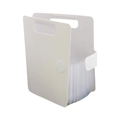 Sakura Komagoma Small Items Organizer File - White - Accordion File Organizers