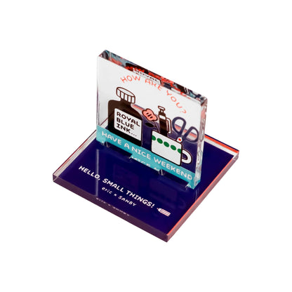SANBY × Eric Small Things Acrylic Stand Stamp - Ink - Rubber Stamps