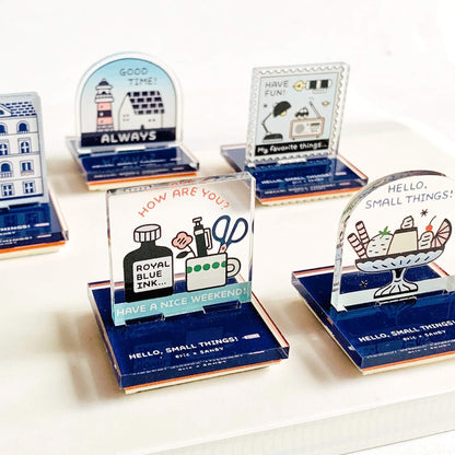 SANBY × Eric Small Things Acrylic Stand Stamp - Ink - Rubber Stamps