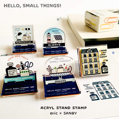 SANBY × Eric Small Things Acrylic Stand Stamp - Ink - Rubber Stamps
