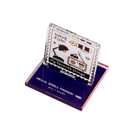 SANBY × Eric Small Things Acrylic Stand Stamp - Postage Stamp - Rubber Stamps