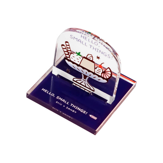 SANBY × Eric Small Things Acrylic Stand Stamp - Pudding - Rubber Stamps