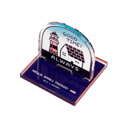 SANBY × Eric Small Things Acrylic Stand Stamp - Snowglobe - Rubber Stamps