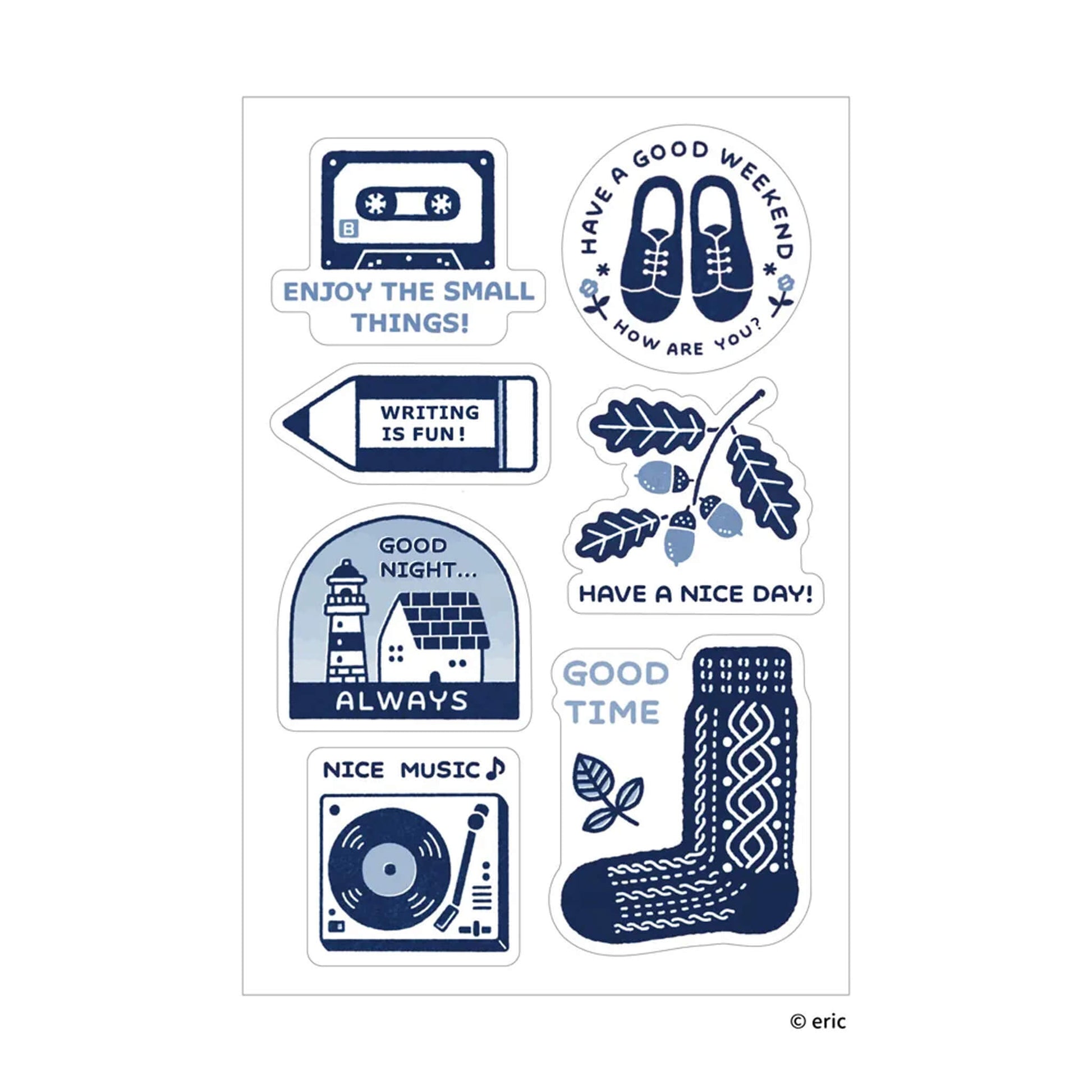 SANBY × Eric Small Things Multi - Sticker - Favorite - Sticker Sheets