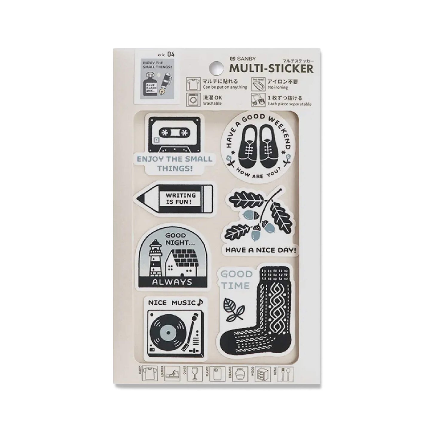 SANBY × Eric Small Things Multi - Sticker - Favorite - Sticker Sheets