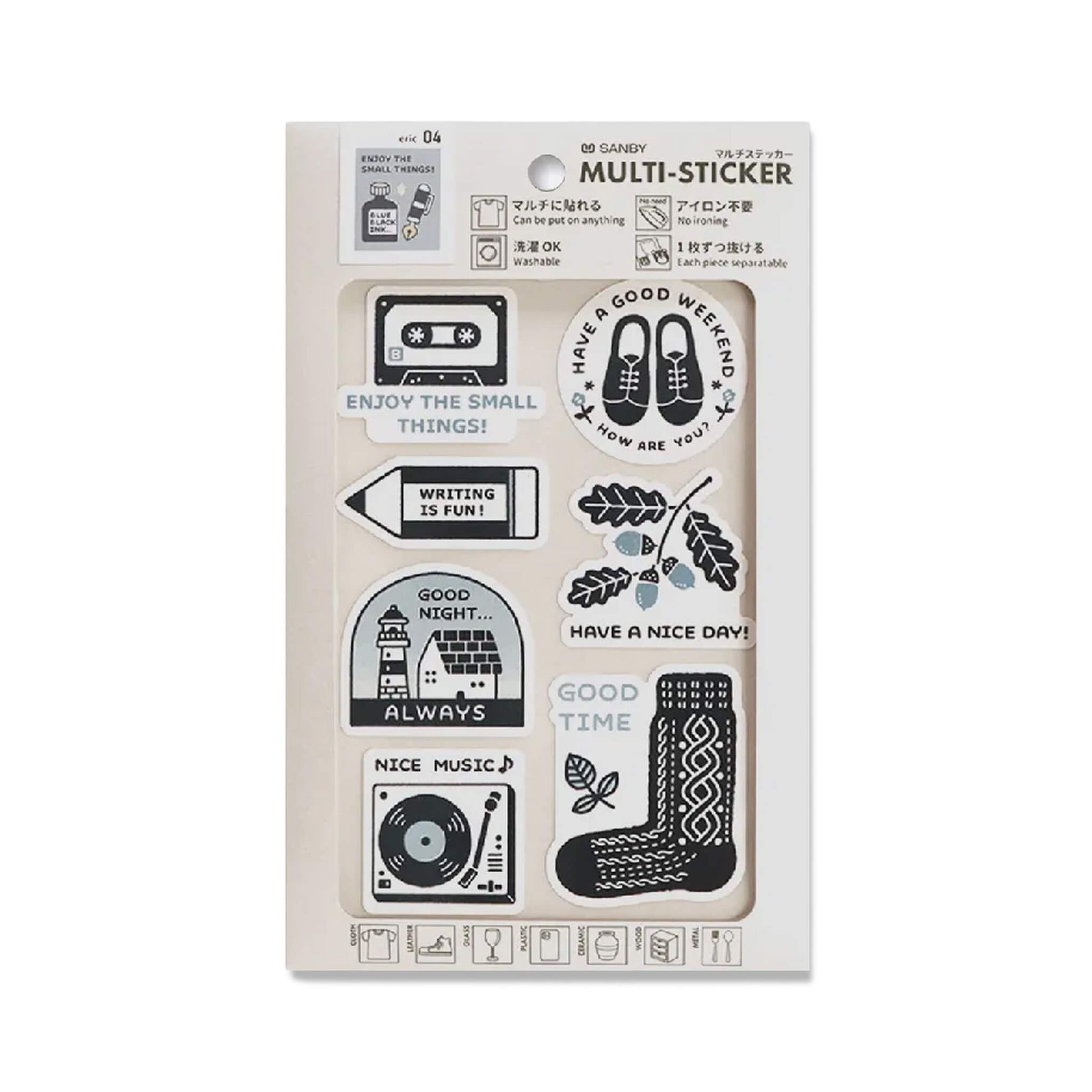 SANBY × Eric Small Things Multi - Sticker - Favorite - Sticker Sheets