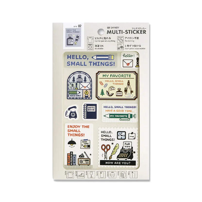 SANBY × Eric Small Things Multi - Sticker - My Desk - Sticker Sheets