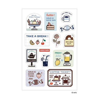 SANBY × Eric Small Things Multi - Sticker - Tea Time - Sticker Sheets