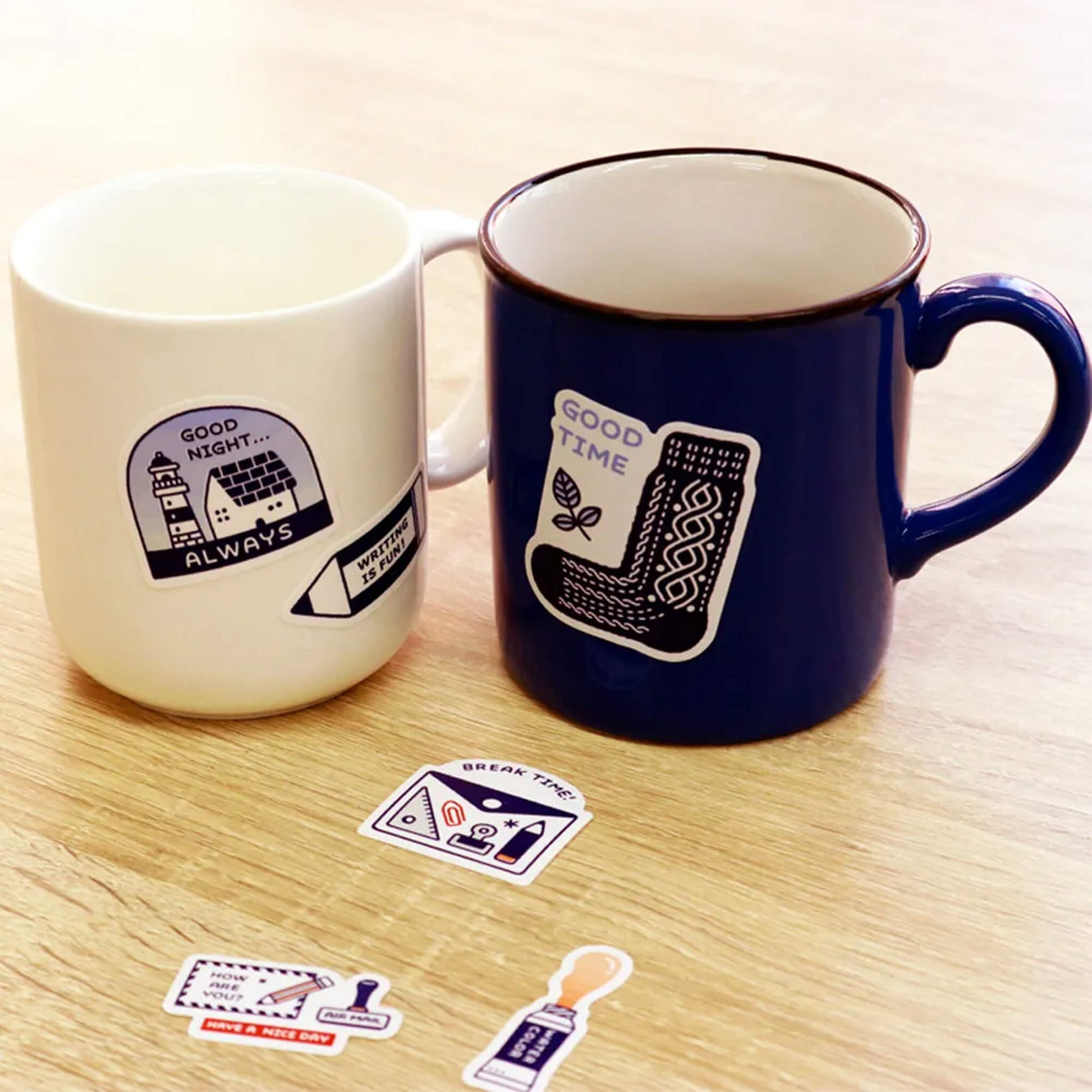 SANBY × Eric Small Things Multi - Sticker - Tea Time - Sticker Sheets