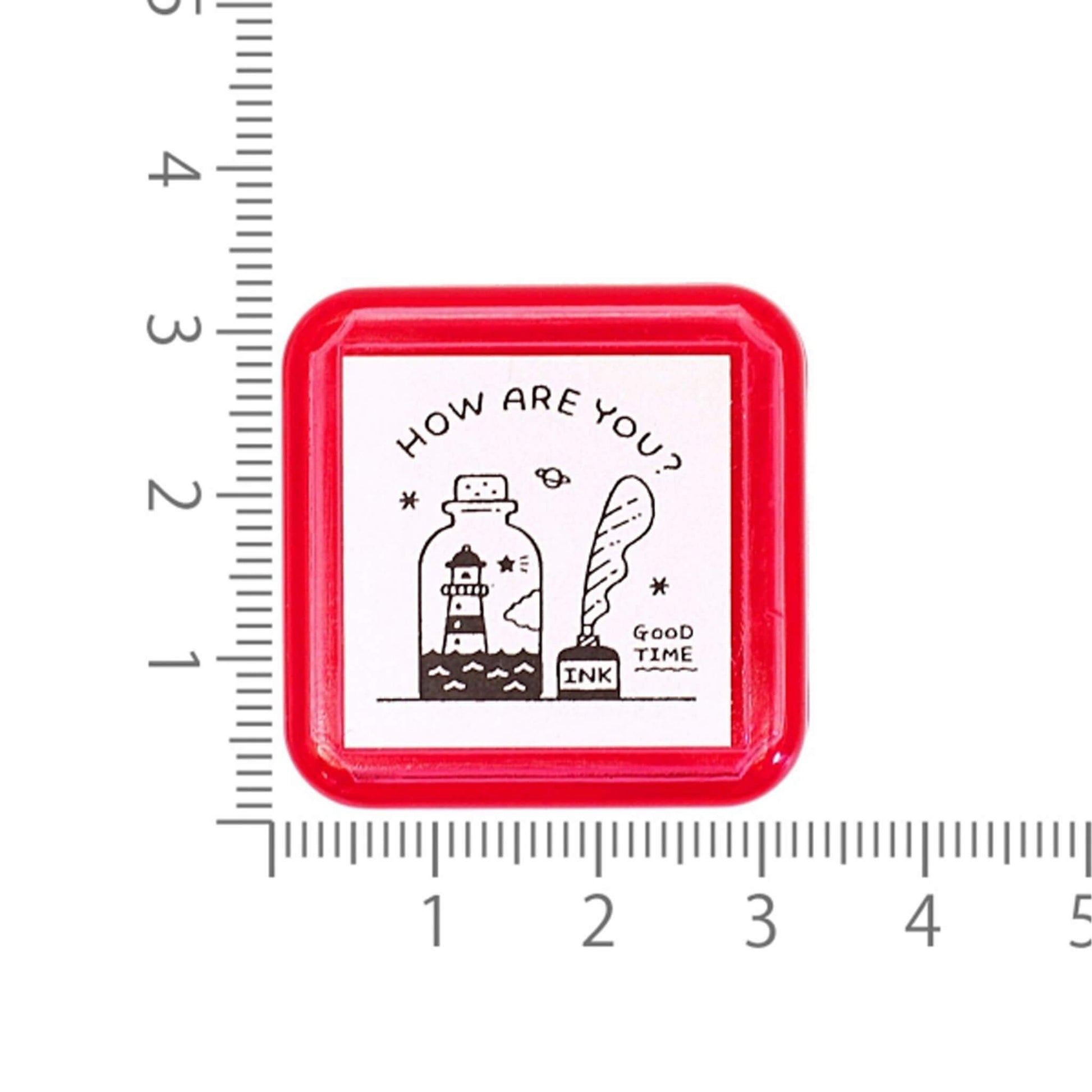SANBY × Eric Small Things Pre - inked Stamp - Bottle - Pre - inked Stamps