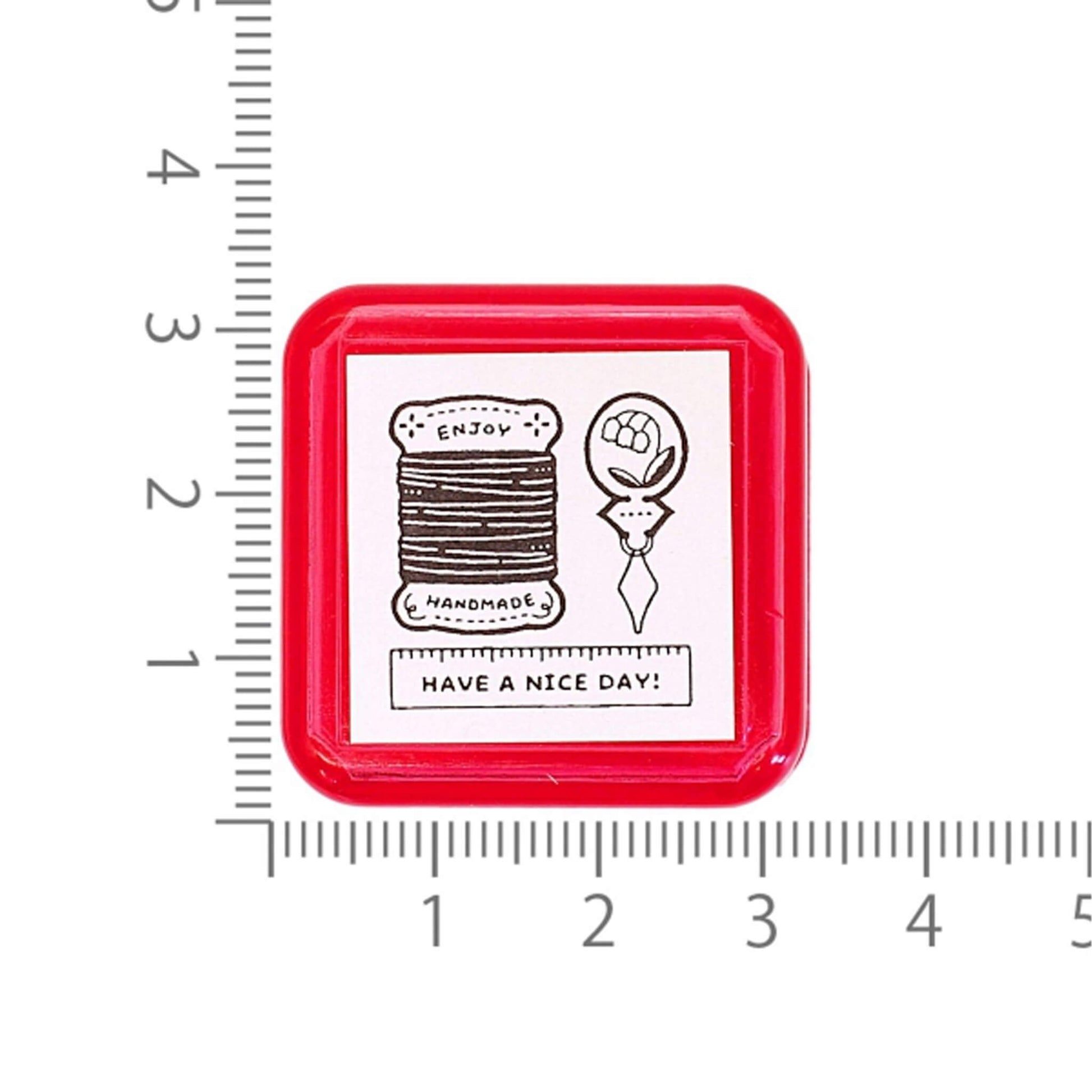 SANBY × Eric Small Things Pre - inked Stamp - Seal Sewing Set - Pre - inked Stamps