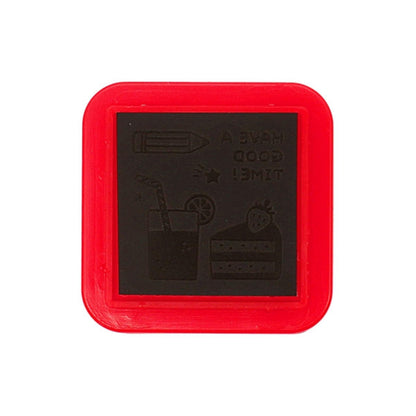 SANBY × Eric Small Things Pre - inked Stamp - Tea Time - Pre - inked Stamps