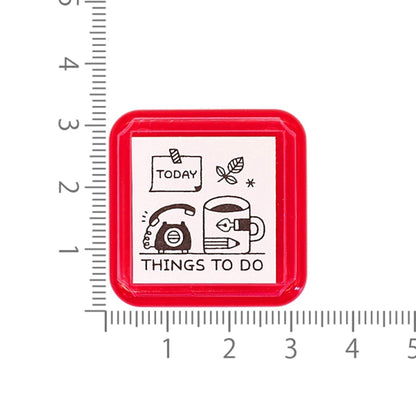 SANBY × Eric Small Things Pre - inked Stamp - Things To Do - Pre - inked Stamps