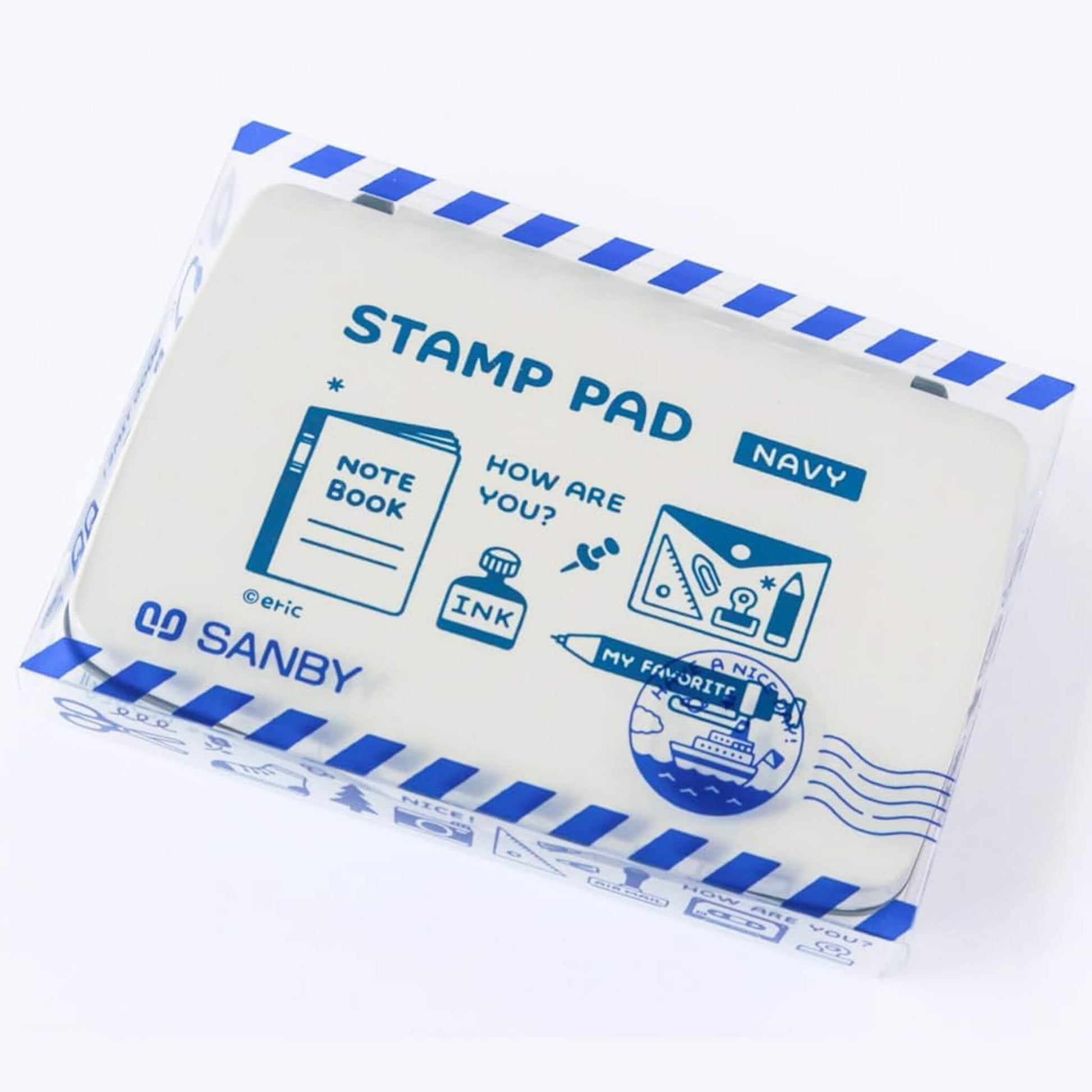 SANBY × Eric Small Things Stamp Pad - Navy - Stamp Ink Pads