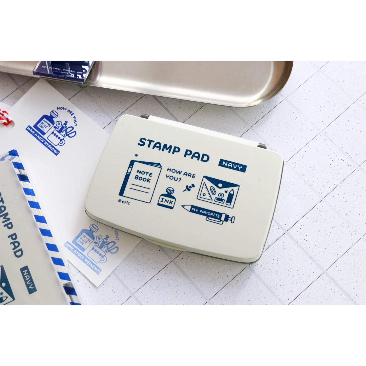 SANBY × Eric Small Things Stamp Pad - Navy - Stamp Ink Pads
