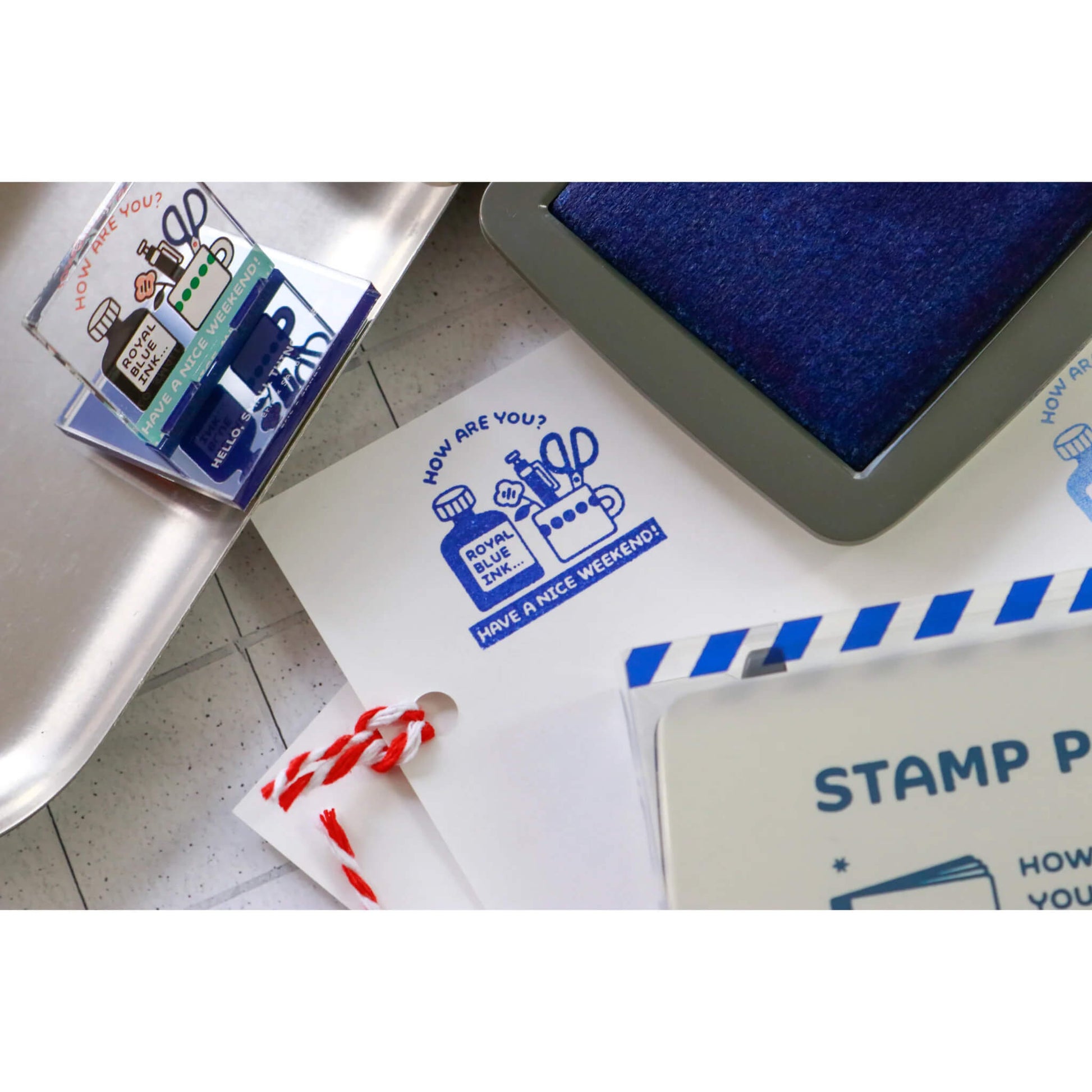 SANBY × Eric Small Things Stamp Pad - Navy - Stamp Ink Pads