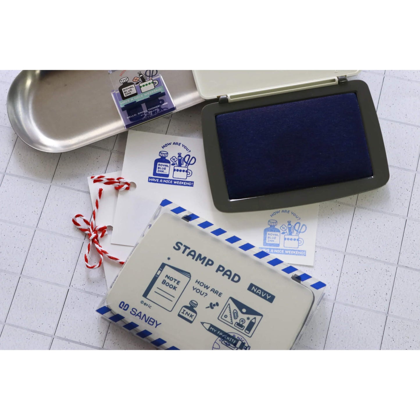 SANBY × Eric Small Things Stamp Pad - Navy - Stamp Ink Pads