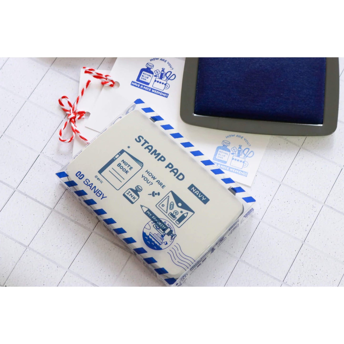 SANBY × Eric Small Things Stamp Pad - Navy - Stamp Ink Pads