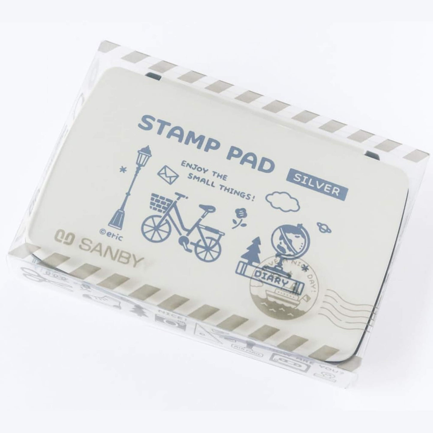 SANBY × Eric Small Things Stamp Pad - Sliver - Stamp Ink Pads