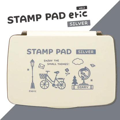 SANBY × Eric Small Things Stamp Pad - Sliver - Stamp Ink Pads