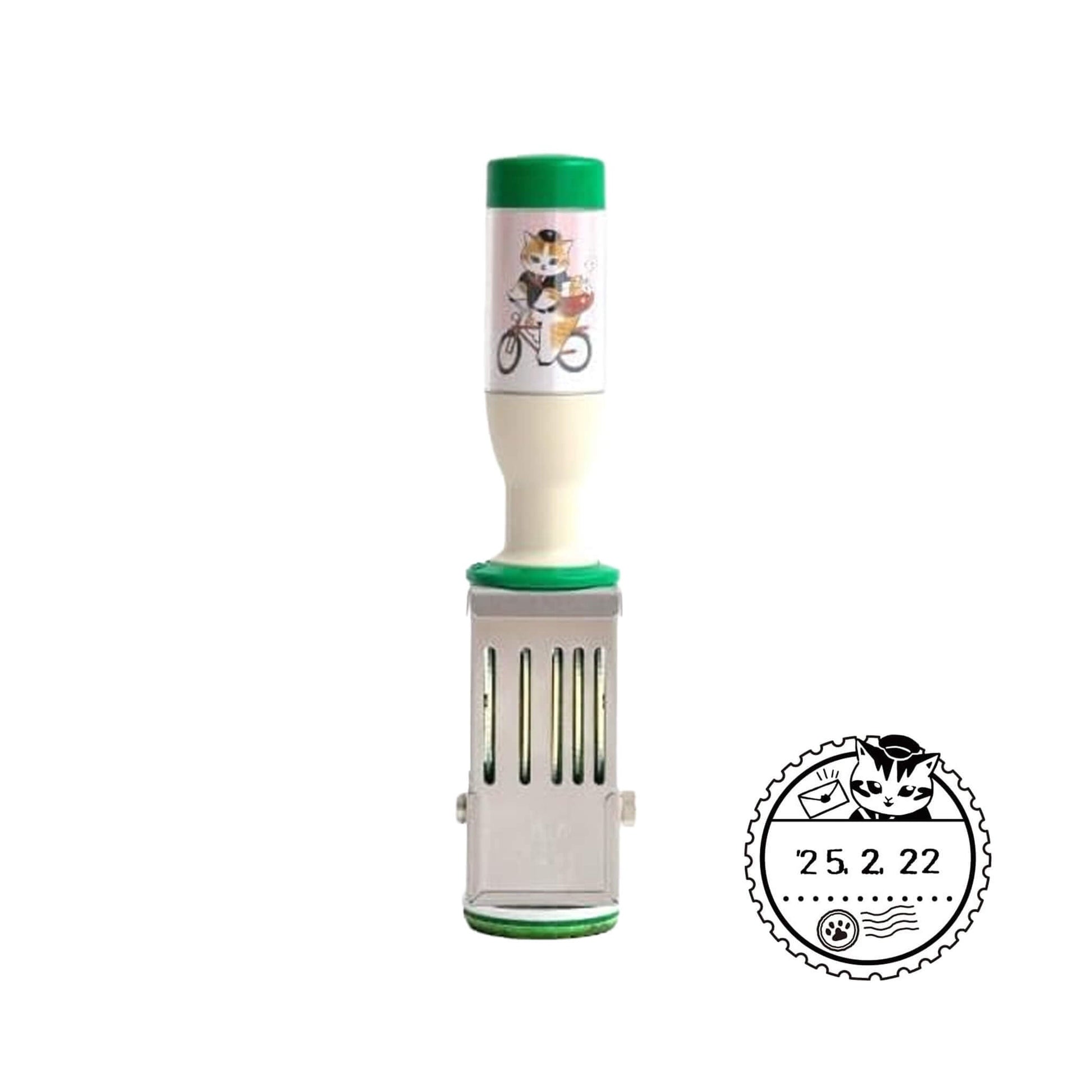 SANBY × Mofusand Rotating Date Stamp Limited M Size Delivery Cat Pattern - Rotary Stamps