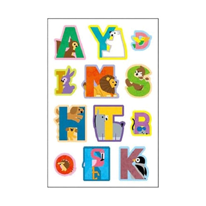 SANBY × Shunsuke Satake Multi-Sticker - Alphabet and Animals - Sticker Sheets
