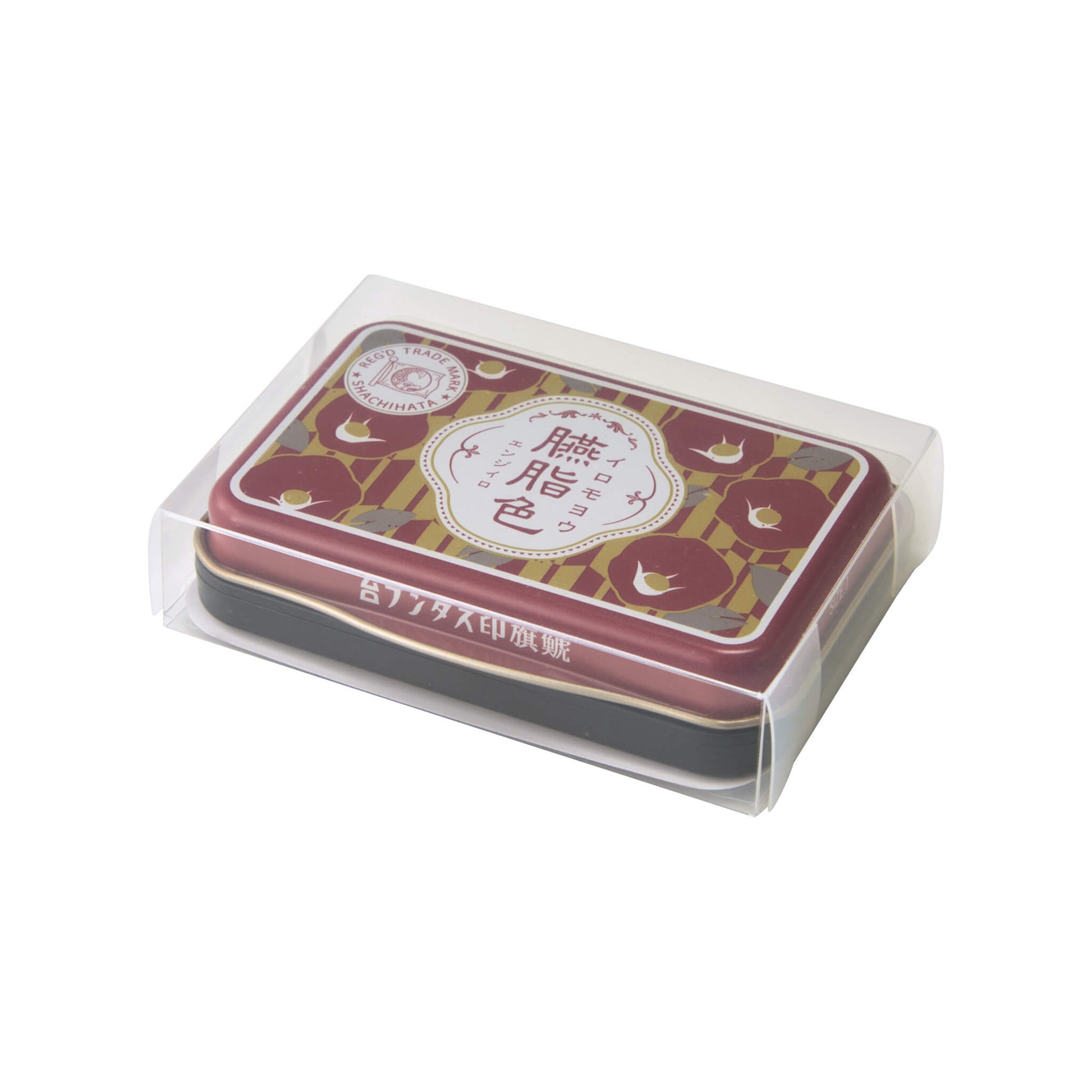 Shachihata Iromoyo 1925 Ink Pad 100th Anniversary Edition - Enji - iro (Deep Dark Red) - Stamp Ink Pads