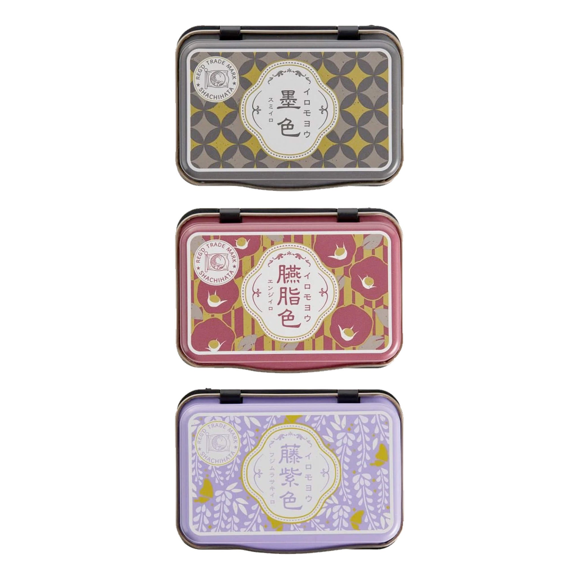 Shachihata Iromoyo 1925 Ink Pad 100th Anniversary Edition - Sumi - iro (Black) - Stamp Ink Pads