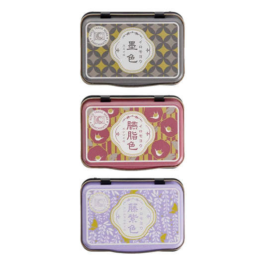 Shachihata Iromoyo 1925 Ink Pad 100th Anniversary Edition - Sumi - iro (Black) - Stamp Ink Pads