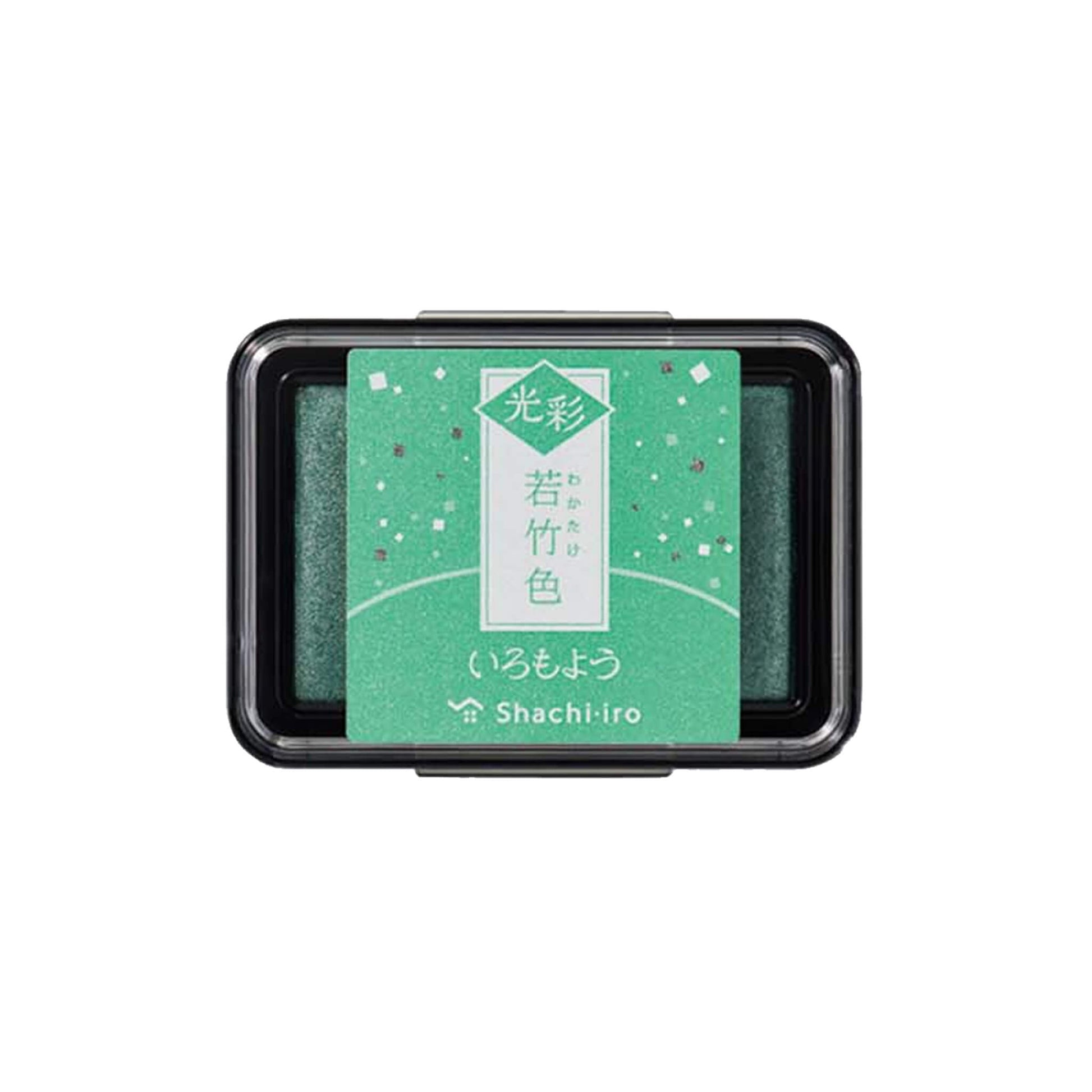 Shachihata Shachi - iro Iromoyo Kosai Ink Pad - Bamboo Green - Stamp Ink Pads