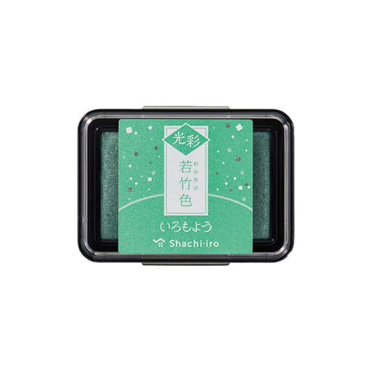 Shachihata Shachi - iro Iromoyo Kosai Ink Pad - Bamboo Green - Stamp Ink Pads