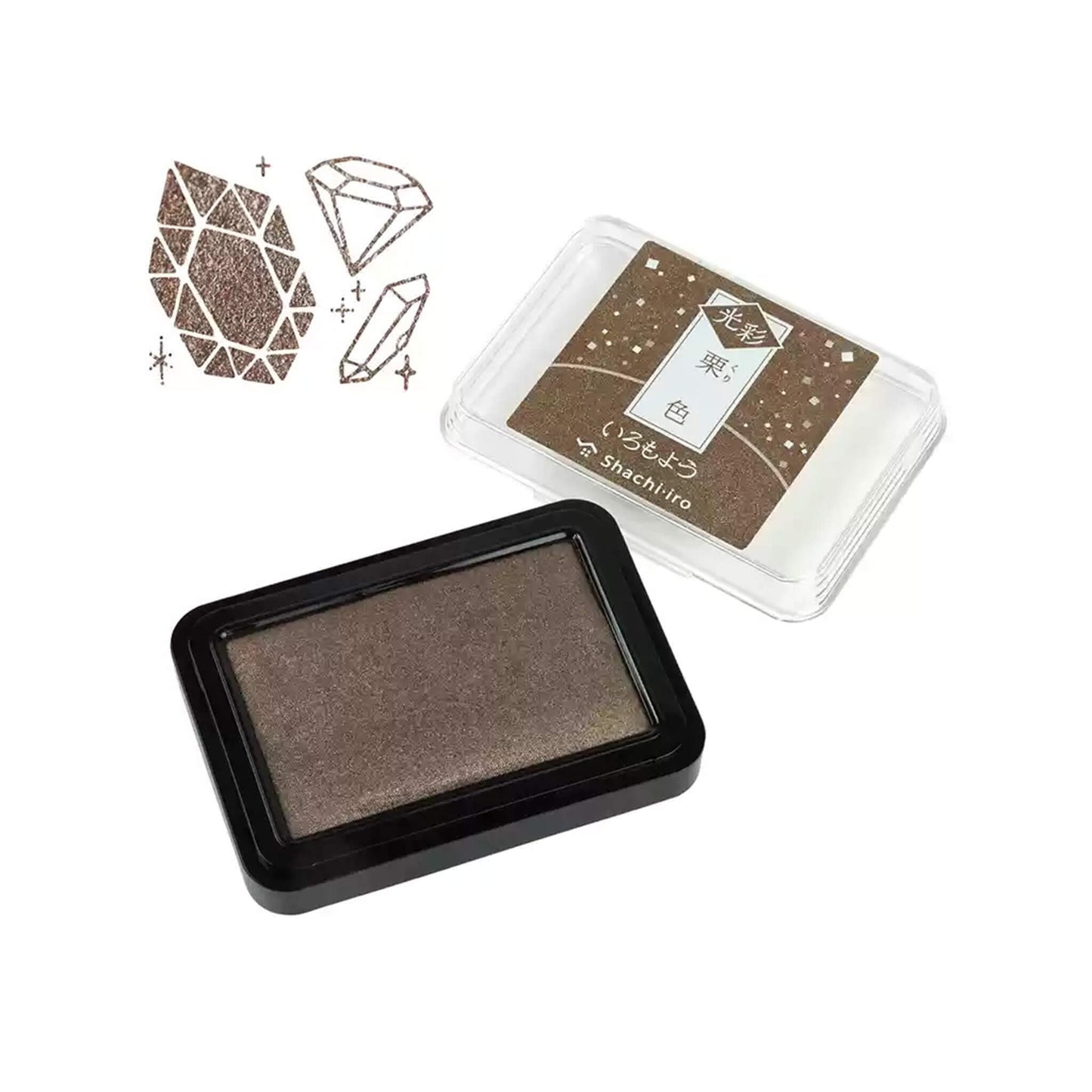 Shachihata Shachi - iro Iromoyo Kosai Ink Pad - Chestnut - Stamp Ink Pads