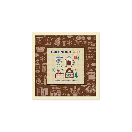 Shinnippon Calendar × Eric Small Things Color Daily Calendar 2027 - 2027 Calendars