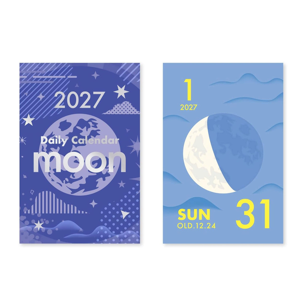 Shinnippon Calendar Mini Mini Daily Calendar 2027 - Moon - 2027 Calendars