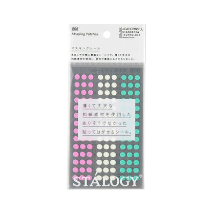 STÁLOGY Circular Masking Patches - Ice Cream - 5mm - Sticker Sheets