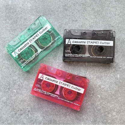 Sun-Star Cassette Tape Cutter - Clear - Washi Tape Cutters