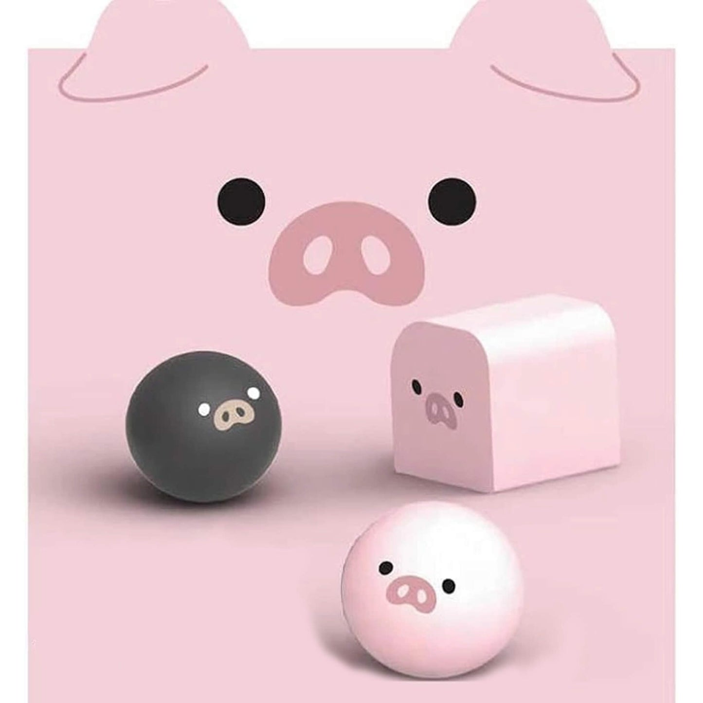Sun - Star Eraser - Pig - Erasers