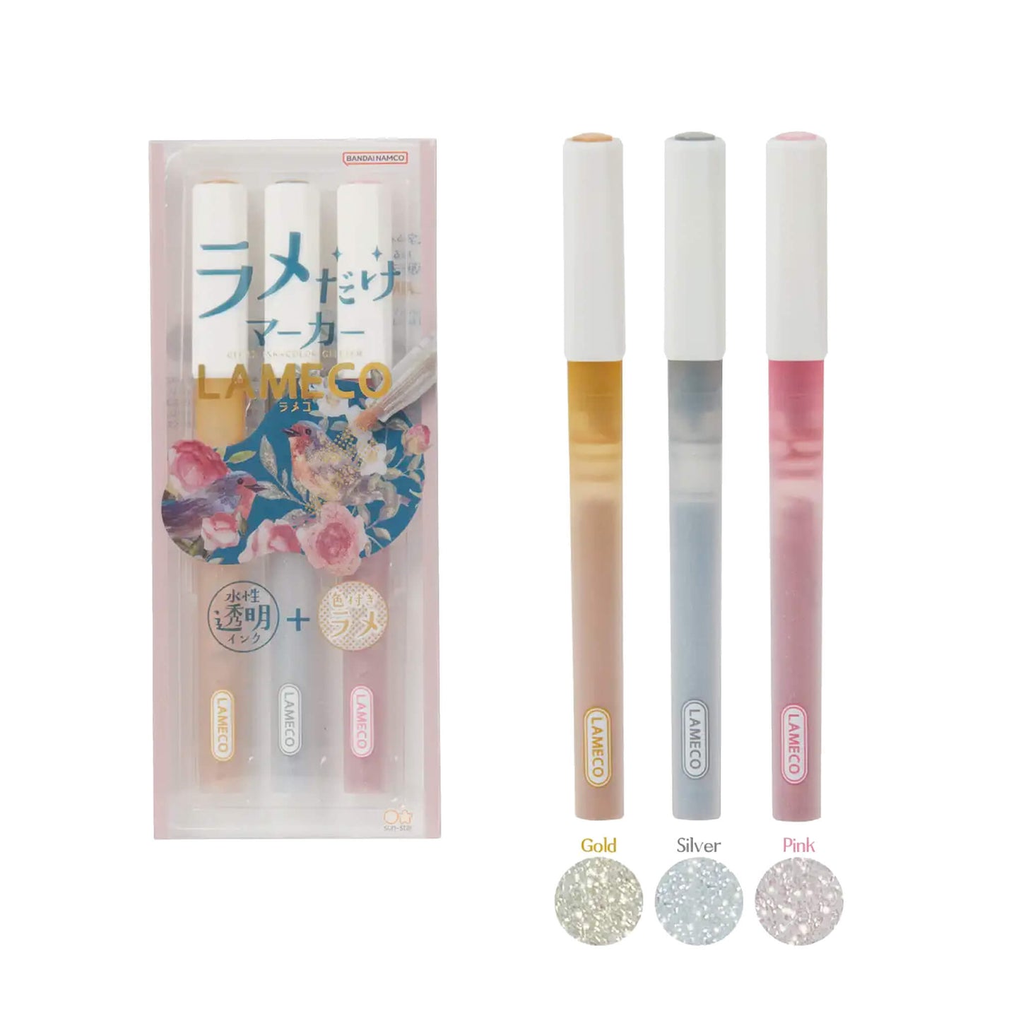 Sun - Star LAMECO Glitter - only Marker Set - Creative Markers