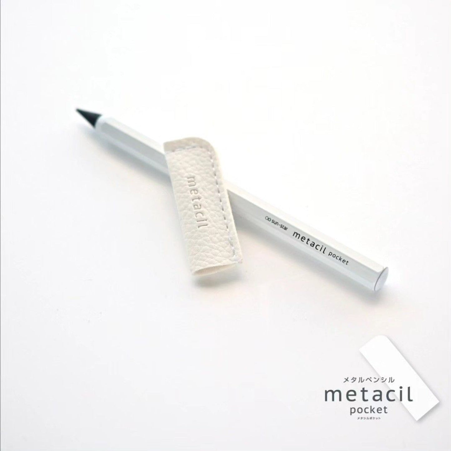 Sun - Star Metacil Pocket Inkless Pen - Black - Metal Inkless Pens