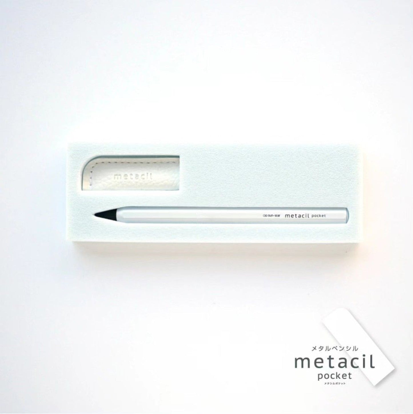 Sun - Star Metacil Pocket Inkless Pen - Black - Metal Inkless Pens