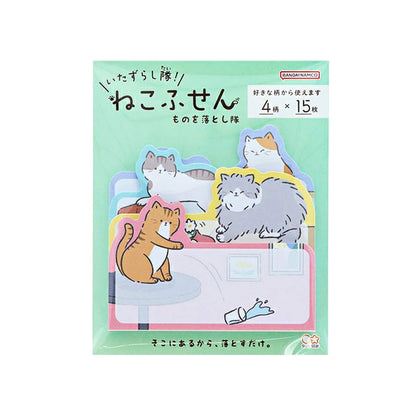 Sun-Star Mischief Squad! Cat Sticky Notes - Knocking Things Over Squad - Sticky Notes
