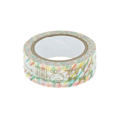 Sun-Star × Mizutama Washi Tape - Red - Washi Tapes